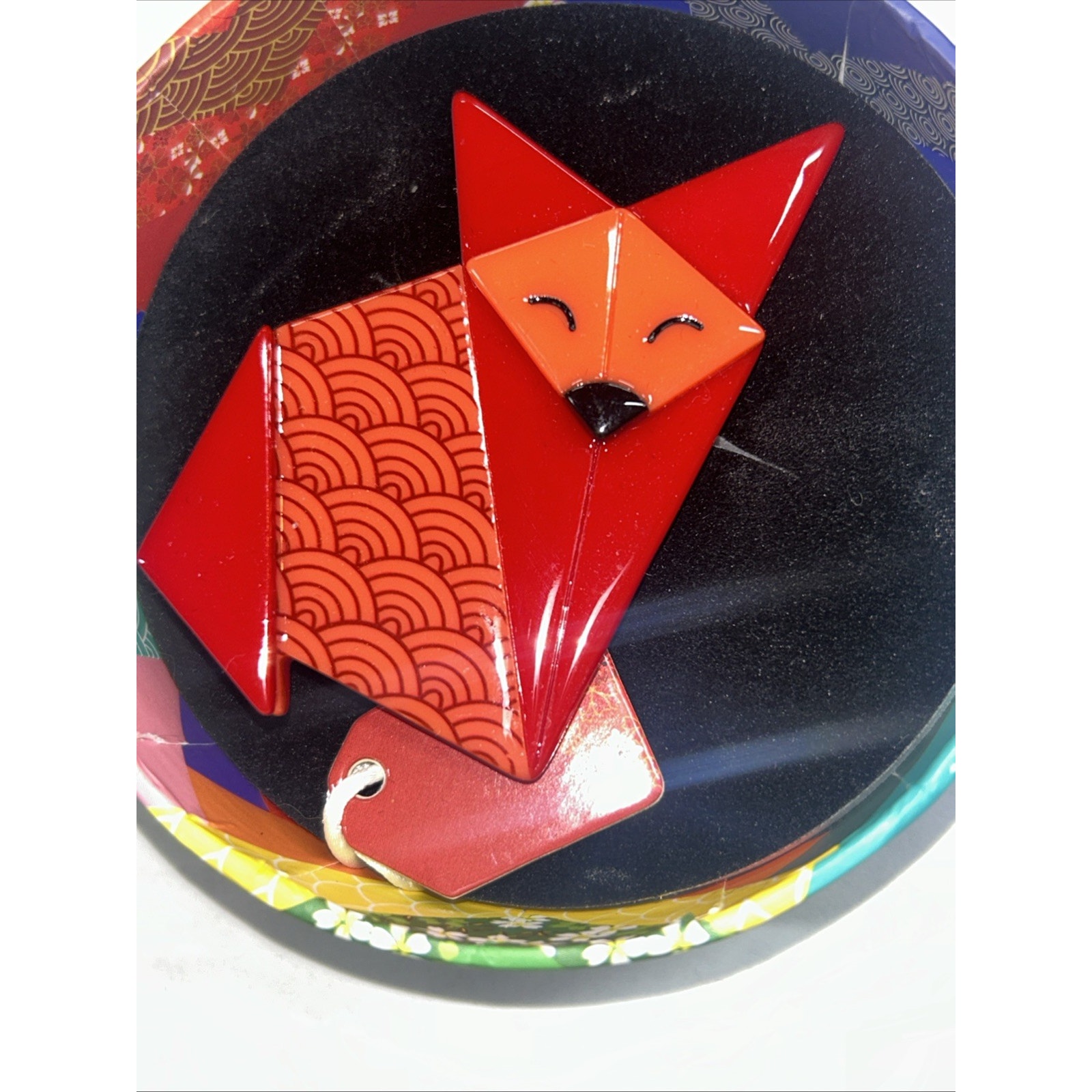 Erstwilder Origami The Sly Fox Resin Brooch